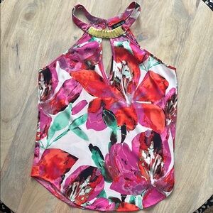 BEBE Multicolored Sleeveless Top